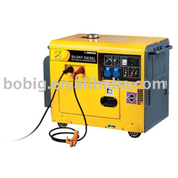 silent diesel generator welder 190A